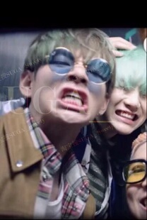 阿米特价】金泰亨V防弹少年团BTSrunmv同款金属圆形眼镜墨镜