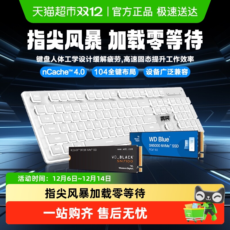 西部数据固态硬盘SN7100雳闪K1