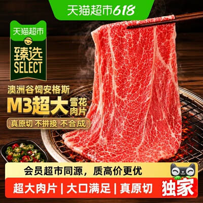 猫超臻选澳洲安格斯M3超大肉片