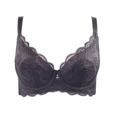 依之妮摩登内衣性感4排扣软钢圈