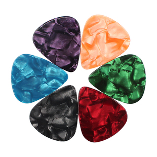 青歌吉他拨片 民谣吉它木吉他弹片尤克里里扫弦弹片彩色赛璐珞