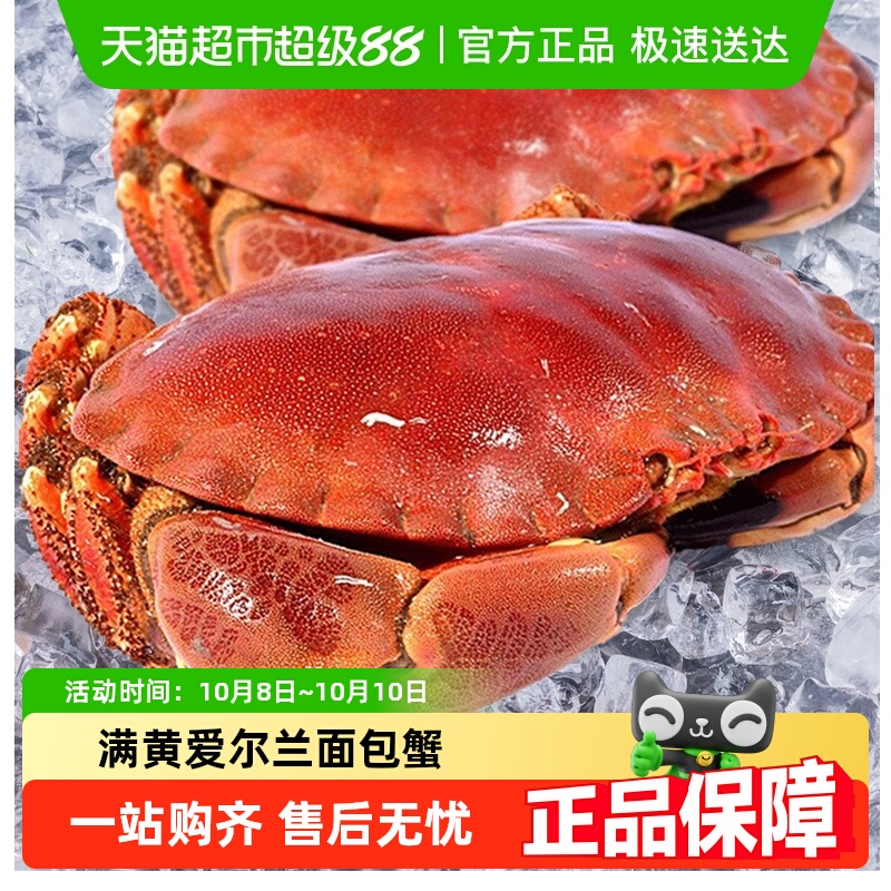 爱尔兰进口超大熟冻面包蟹