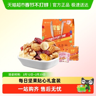 恒康食品坚果加每日坚果健康屋顶盒混合干果果仁过年送人年货礼盒