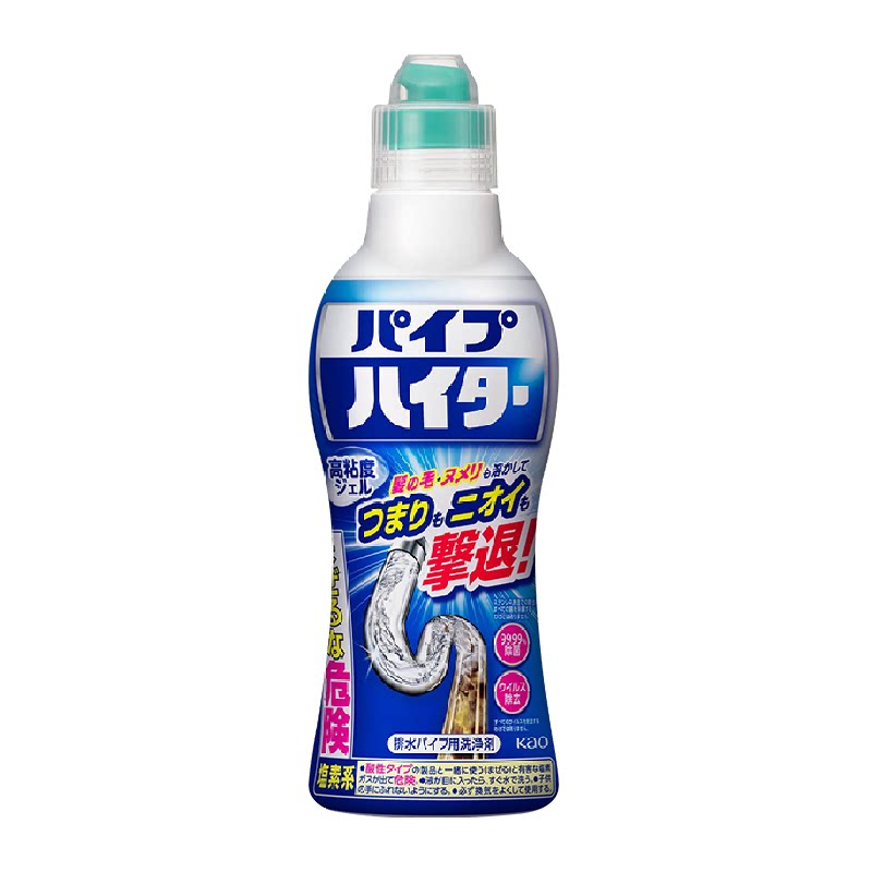 进口花王管道疏通剂500g厕所厨房地漏下水道清洁堵塞除臭神器