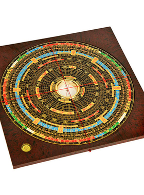 三元三合综合罗盘高精度专业纯铜