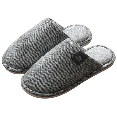 棉拖鞋男士秋冬季2025新款厚底