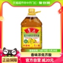 鲁花低芥酸特香菜籽油4L食用油 桶装 物理压榨 非转基因