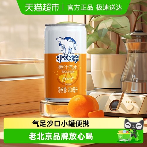 北冰洋易拉罐装便携装碳酸饮料