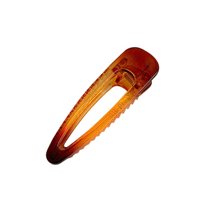 树脂透明琥珀韩国发夹碎发边夹少女顶夹刘海鸭嘴发卡头发夹子头饰