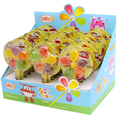 金稻谷风车糖棒棒糖vc软糖