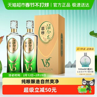 丛台 活分子(V5) 浓香型白酒 39度 500ml*2瓶 纯粮酒 自饮送礼