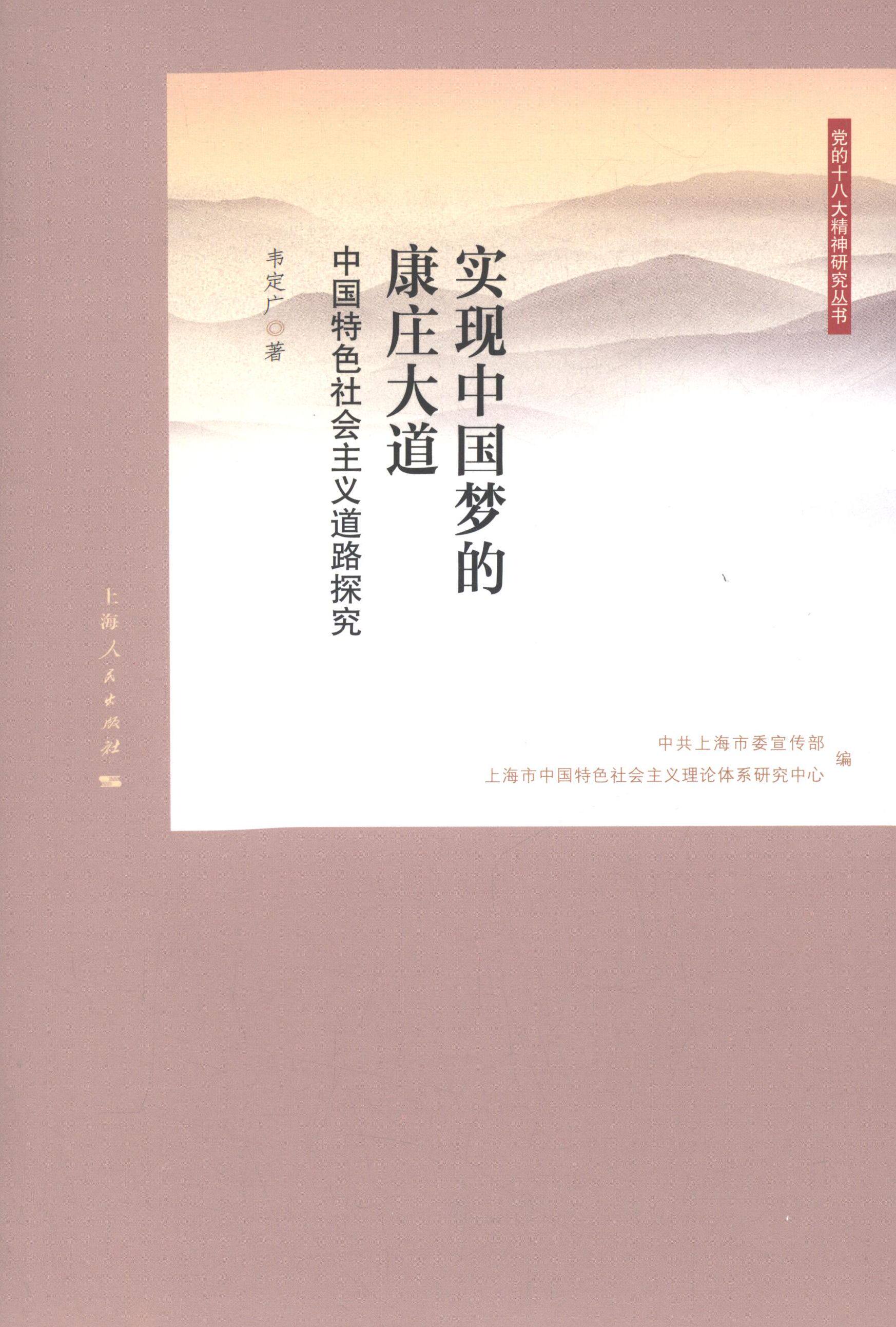 韦定广实现中国梦的康庄大道（正版旧书包邮）上海人民出版社9787208120235
