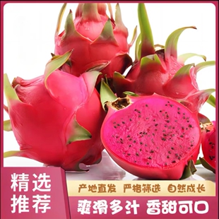 金都一号红心火龙果当季新鲜水果整箱批发火龙果5斤包邮
