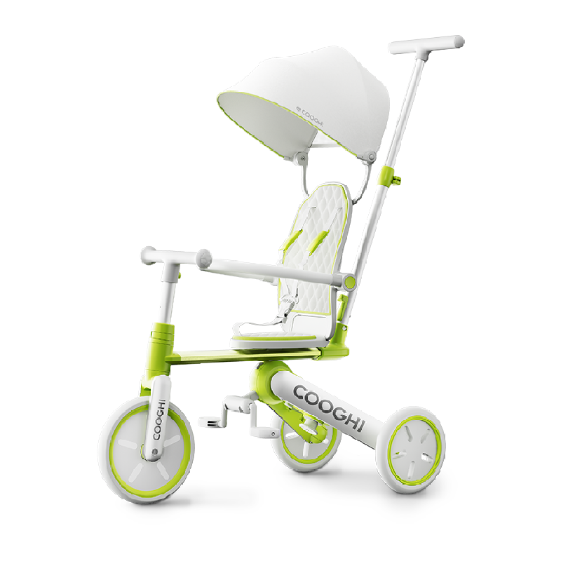 酷骑K4儿童三轮车脚踏车平衡车自行车1-5岁宝宝手推车遛娃神器