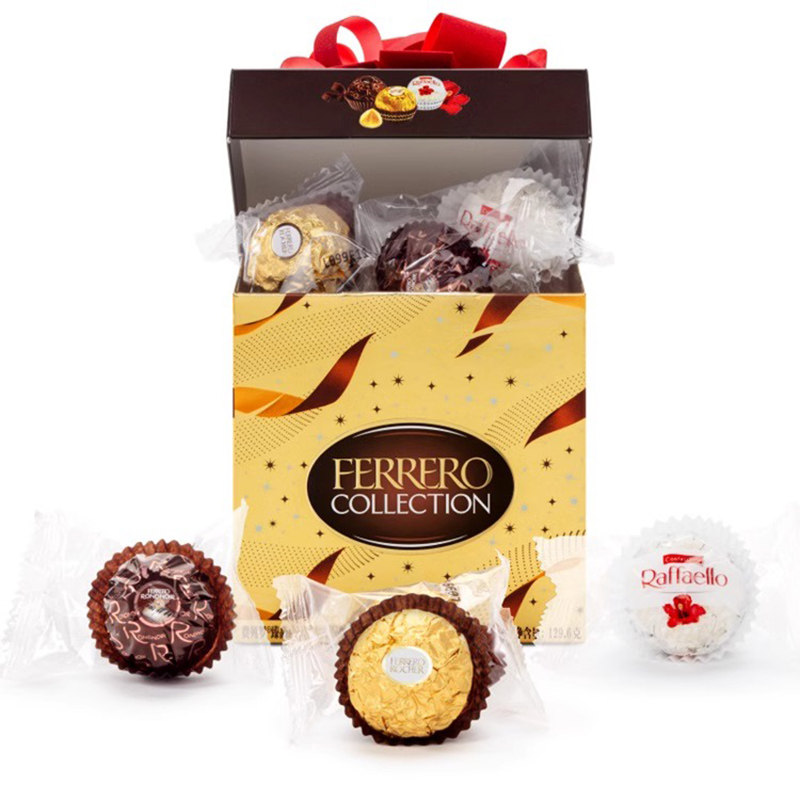 费列罗巧克力礼盒12粒三种口味新年年货零食糖果婚礼喜糖伴手礼