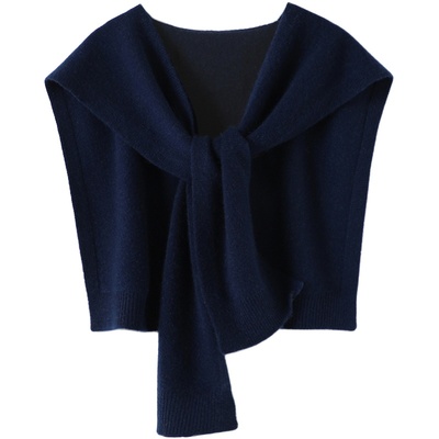 牧绒飞打结空调房外套针织围巾