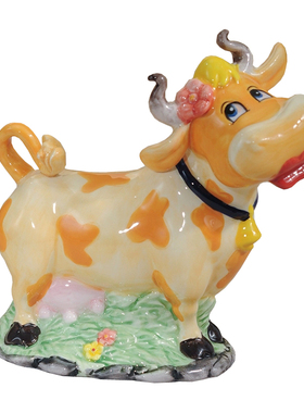 方亚陶瓷农场野趣8寸卡通风奶牛
