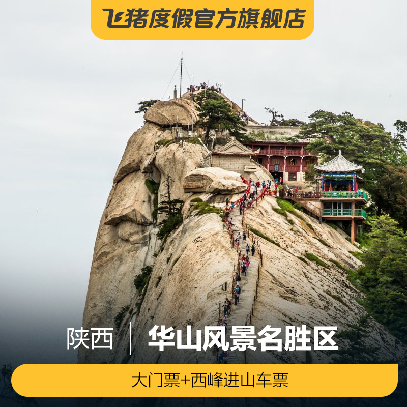 [华山风景名胜区-大门票 西峰进山车票]华山大门票 西峰进山车票