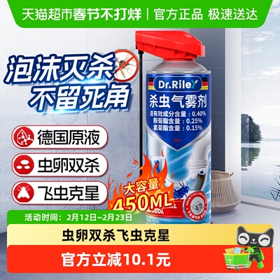 下水道杀虫剂450ml虫卵双杀飞虫