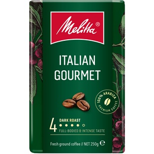 德国melitta咖啡粉手冲意大利咖啡进口意式中深度烘焙阿拉比卡