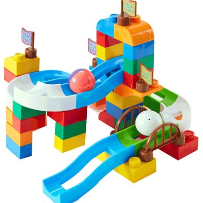 日本皇室滚球益智2-3拼插积木