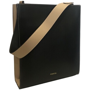 韩国新款潮小众撞色简约通勤托特包商务大容量单肩包上班公文包女