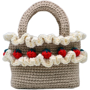 rlk手工包包材料包钩针毛线编织diy单肩包新手入门送女友闺蜜礼物