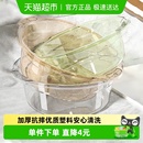 宝时可加厚透明脸盆家用洗菜盆学生宿舍耐用塑料洗衣洗脚大号盆子
