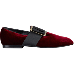 【礼物】Roger Vivier/RV男鞋Tuxedo乐福鞋方扣平底鞋