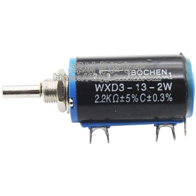 WXD3-13-2W 2W 精密多圈电位器100R/470R/1K/2.2K/4.7K/10K/47K