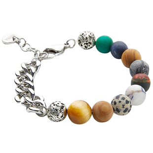 GUUKA潮牌行星情侣手链男女款王鹤棣同款街头嘻哈百搭ins星球手链