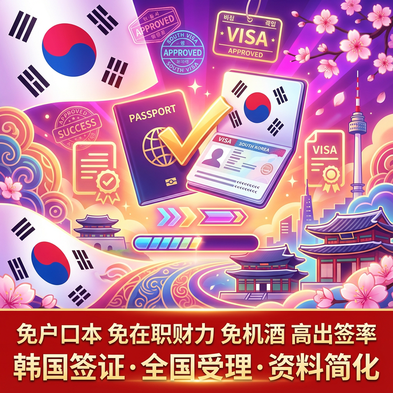 韩国五年多次旅游签证广州送签