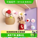 多巴胺吸盘挂钩粘钩4个强力承重无痕挂钩免打孔创意可爱学生宿舍