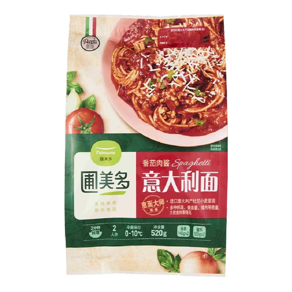 圃美多番茄肉酱意面520g/袋方便速食意面西餐简餐高性价比高么？