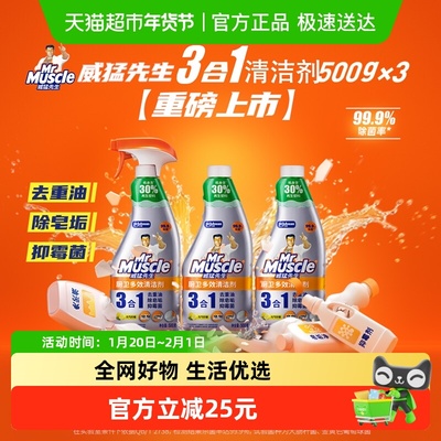 威猛先生厨卫三合一强效清洁剂