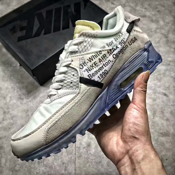 OFF WHITE X NIKE AIR MAX 90 ICE SHOELACES BEAVERTON 975 TL eShopica'dan