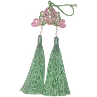 国风挂件dly手工编织凤冠花嫁材料包刀马旦女驸马状元帽车内挂饰