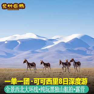 【一单一团】青甘大环线可可西里察尔汗盐湖黑独山青海旅游8日
