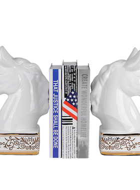 新古典风轻奢书柜样板房软装饰品