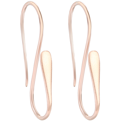 925纯银耳环空托女古法金平安扣