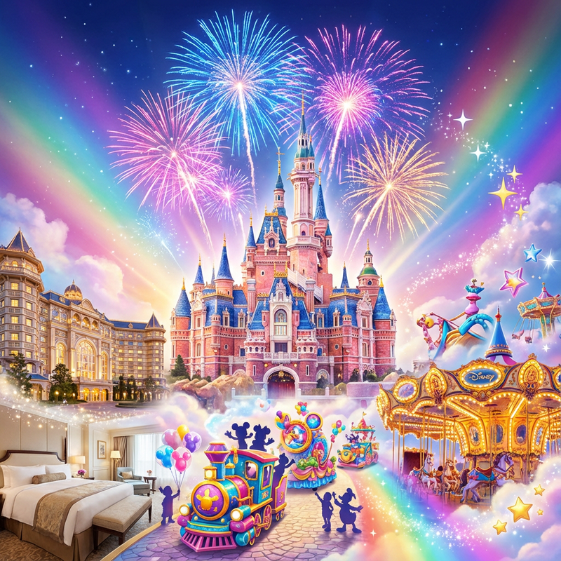 上海迪士尼2张成人一日门票+1晚鹿安花园酒店套餐住宿+双早+景区往返接送,淘宝优惠券,粉丝福利购,淘宝优惠卷