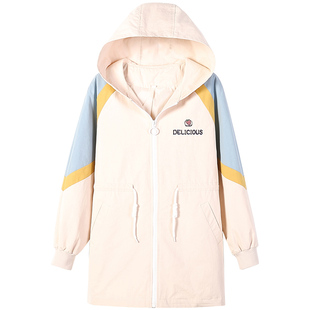 风衣女中长款学生秋装2025秋季新款装女外套上衣高中生学院风韩版