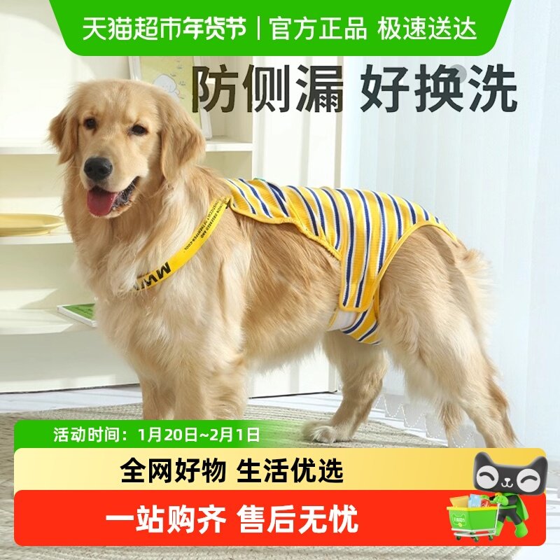 狗狗生理裤大型犬母狗拉布拉多防交配女大狗母月经内裤金毛姨妈裤,宠物/宠物食品及用品,生理裤,淘宝优惠券,粉丝福利购,淘宝优惠卷