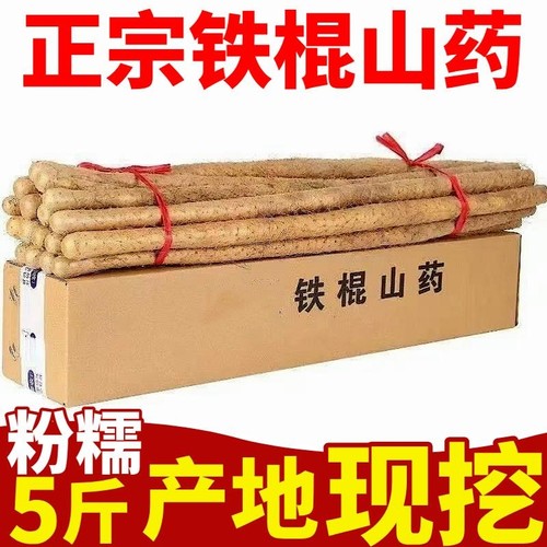 铁棍山药新鲜淮山药铁杆山药小白嘴现挖山药非温县垆土怀山药