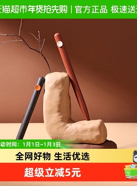 never小豆笔自然系列重手感金属笔子弹头中性笔高颜值高端笔纯色