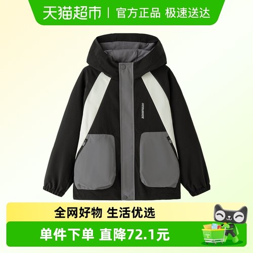 儿童上衣新款秋工装防泼水