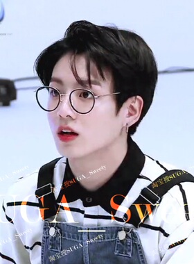 【新品特价】Jungkook田jiu国BTS防弹少年团同款眼镜饰品装饰