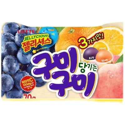 乐天进口混合水果味糖果