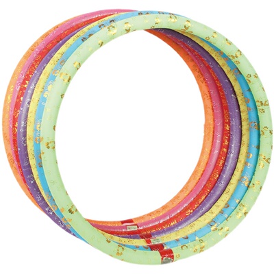 游戏加粗运动风整体式健身呼啦圈