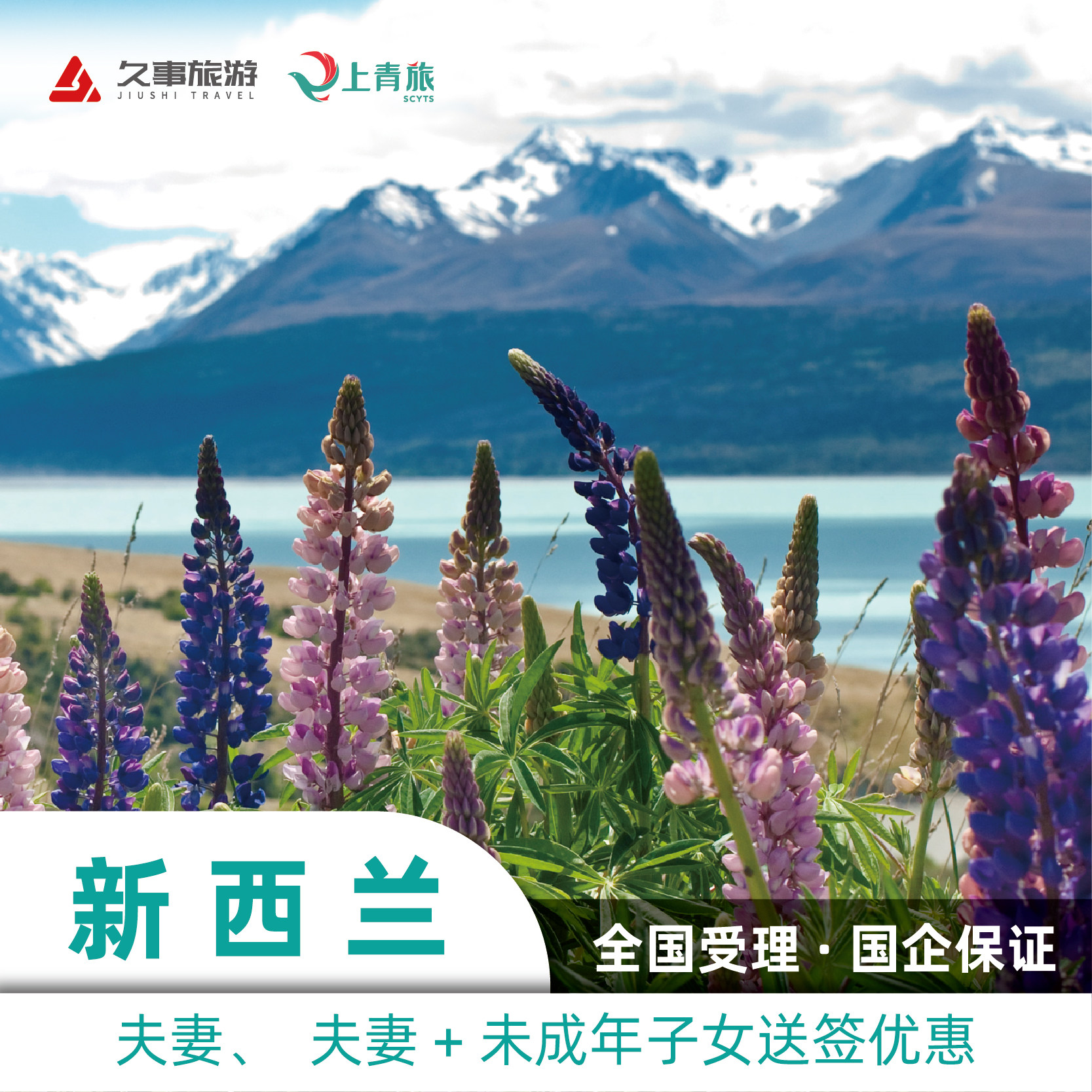 新西兰·旅游签证·上海送签·【上青旅】新西兰个人旅游签证 (包含翻译费用)